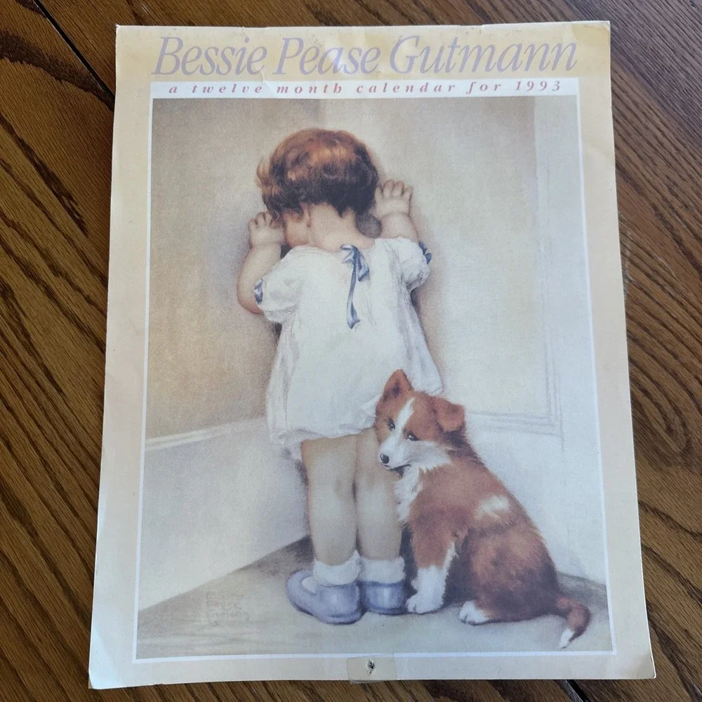 Bessie Pease Gutmann Calendar Lot 1992 1993 Vintage Art Multi Good Illustrations